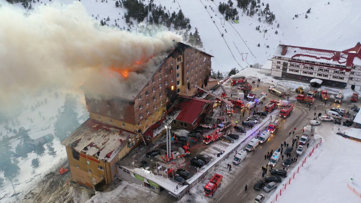 Hatarnama povodom požara u skijaškom odmaralištu Kartalkaya